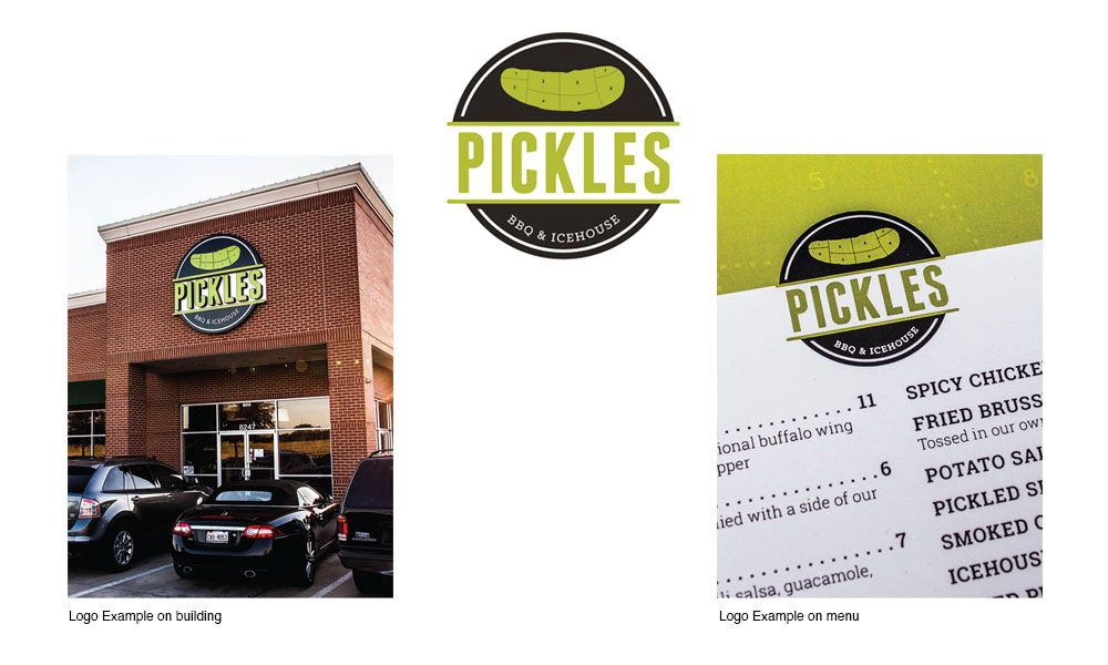 Pickles logo creation and printing