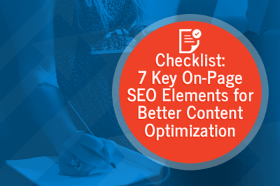 checklist 7 key on page seo elements for better content optimization