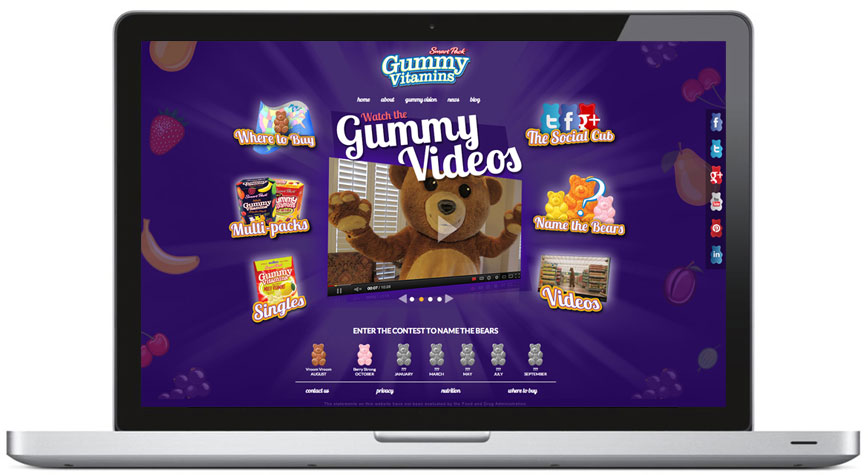 Gummy Vitamins laptop view